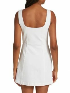 Alice + Olivia Thersa Zip-Front Denim Minidress -Alice + Olivia Sales unnamed file 1685