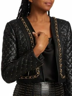 Alice + Olivia Zeta Vegan Leather Jacket -Alice + Olivia Sales unnamed file 1707