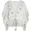 Alice + Olivia Sharita Embroidered Kaftan Top -Alice + Olivia Sales unnamed file 174