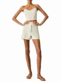 Alice + Olivia Mara Crossover Shorts -Alice + Olivia Sales unnamed file 1753