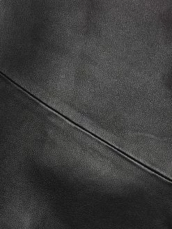 Alice + Olivia Harvey Open Leather Jacket Black -Alice + Olivia Sales unnamed file 1778