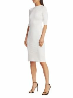 Alice + Olivia Delora Knit Bodycon Dress Black -Alice + Olivia Sales unnamed file 1783