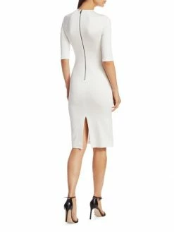 Alice + Olivia Delora Knit Bodycon Dress Black -Alice + Olivia Sales unnamed file 1784