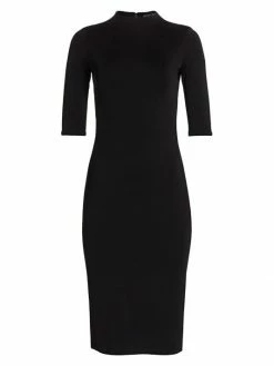 Alice + Olivia Delora Knit Bodycon Dress Black -Alice + Olivia Sales unnamed file 1787