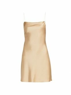 Alice + Olivia Harmony Draped Slip Mini Dress Nude -Alice + Olivia Sales unnamed file 1796