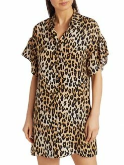 Alice + Olivia Jude Ruffle-Sleeve Leopard Shirtdress 11 Alice + Olivia Jude Ruffle-Sleeve Leopard Shirtdress -Alice + Olivia Sales unnamed file 1818