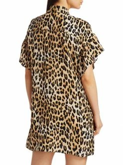 Alice + Olivia Jude Ruffle-Sleeve Leopard Shirtdress 13 Alice + Olivia Jude Ruffle-Sleeve Leopard Shirtdress -Alice + Olivia Sales unnamed file 1820