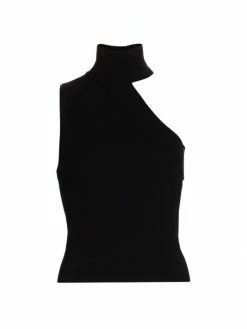 Alice + Olivia Kiki Multi-Stitch Cutout Tank Top Black 16 Alice + Olivia Kiki Multi-Stitch Cutout Tank Top Black -Alice + Olivia Sales unnamed file 1835