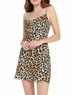 Alice + Olivia Harmony Leopard Draped Slip Mini Dress -Alice + Olivia Sales unnamed file 1859