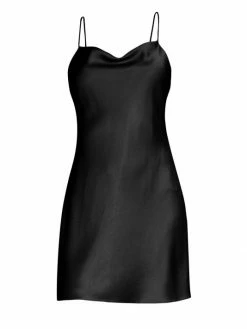Alice + Olivia Harmony Satin Mini Slip Dress
