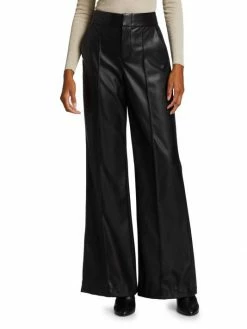 Alice + Olivia Dylan Vegan Leather Wide-Leg Pants -Alice + Olivia Sales unnamed file 1896