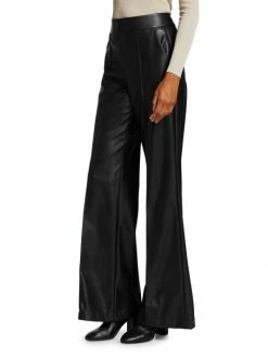 Alice + Olivia Dylan Vegan Leather Wide-Leg Pants -Alice + Olivia Sales unnamed file 1897