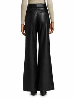 Alice + Olivia Dylan Vegan Leather Wide-Leg Pants -Alice + Olivia Sales unnamed file 1898