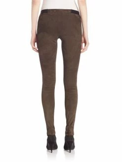 Alice + Olivia Suede Legging Pants -Alice + Olivia Sales unnamed file 1907