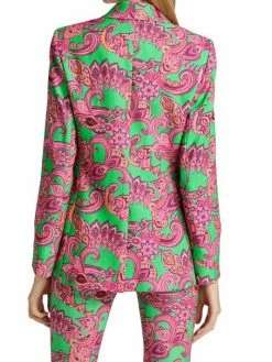 Alice + Olivia Macey Paisley Stretch Blazer -Alice + Olivia Sales unnamed file 2016