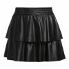 Alice + Olivia Jia Faux Leather Mini Skirt Black -Alice + Olivia Sales unnamed file 2019