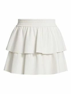 Alice + Olivia Jia Faux Leather Mini Skirt Black -Alice + Olivia Sales unnamed file 2022