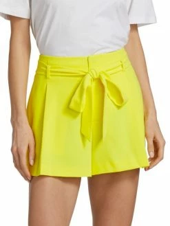 Alice + Olivia Steffie Seamed Paperbag Shorts -Alice + Olivia Sales unnamed file 2046