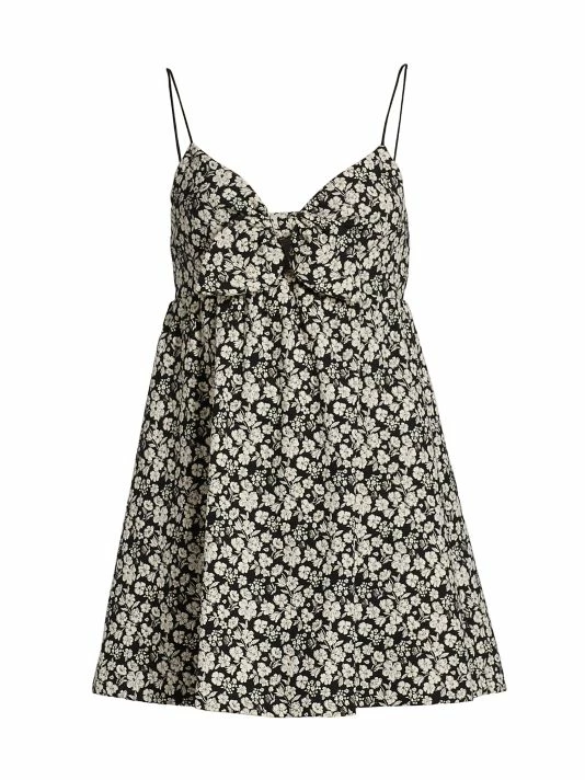Alice + Olivia Melvina Tie-Front Mini Dress 3 Alice + Olivia Melvina Tie-Front Mini Dress