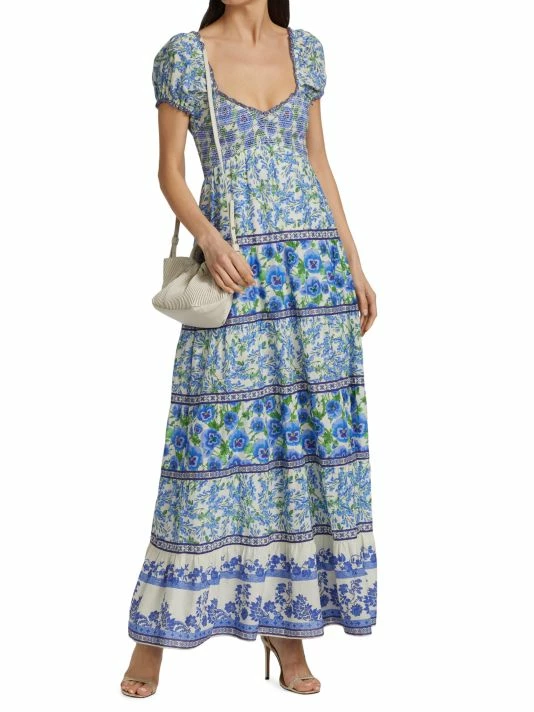 Alice + Olivia Rosalyn Tiered Maxi Dress 4 Alice + Olivia Rosalyn Tiered Maxi Dress - Image 2