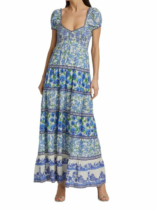 Alice + Olivia Rosalyn Tiered Maxi Dress 5 Alice + Olivia Rosalyn Tiered Maxi Dress - Image 3
