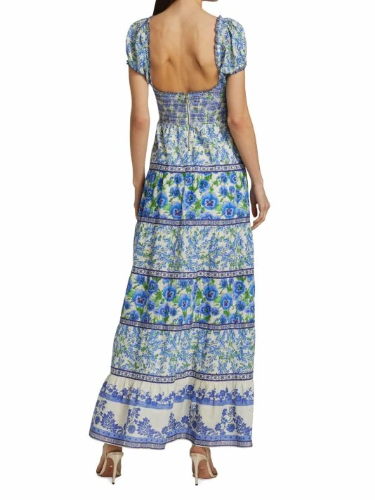 Alice + Olivia Rosalyn Tiered Maxi Dress 7 Alice + Olivia Rosalyn Tiered Maxi Dress - Image 5