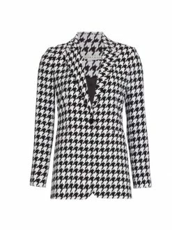 Alice + Olivia Breann Checkered Blazer