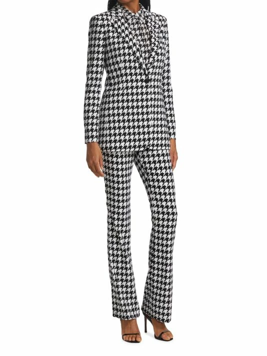 Alice + Olivia Breann Checkered Blazer 4 Alice + Olivia Breann Checkered Blazer - Image 2