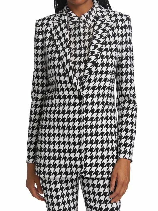 Alice + Olivia Breann Checkered Blazer 5 Alice + Olivia Breann Checkered Blazer - Image 3
