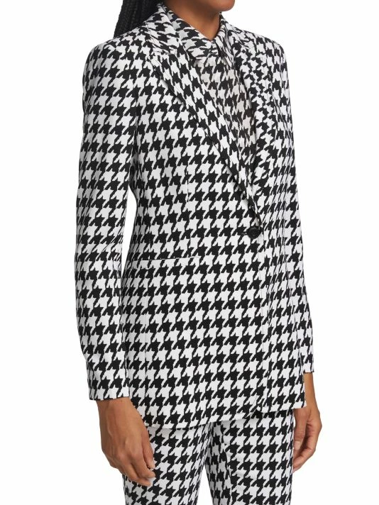 Alice + Olivia Breann Checkered Blazer 6 Alice + Olivia Breann Checkered Blazer - Image 4