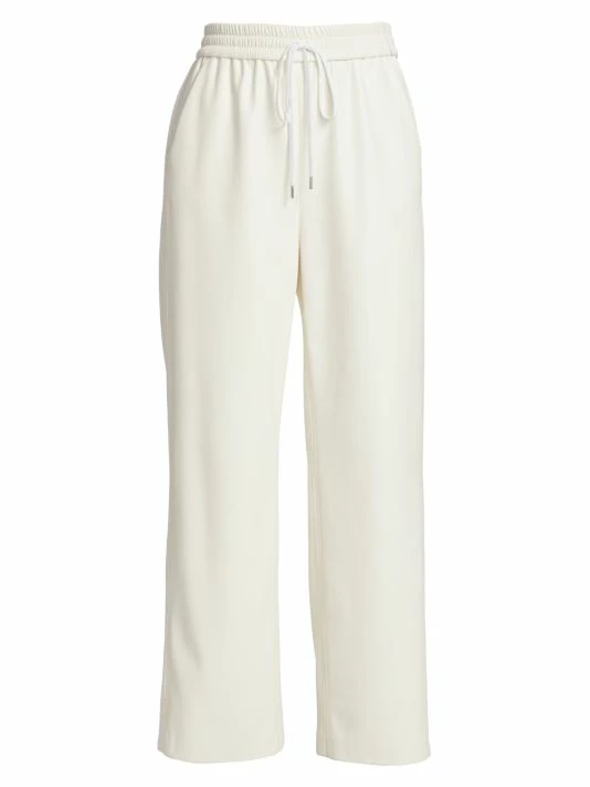 Alice + Olivia Benny Vegan Leather Front Pants 3 Alice + Olivia Benny Vegan Leather Front Pants