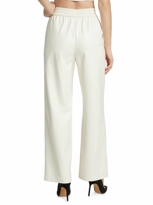 Alice + Olivia Benny Vegan Leather Front Pants 7 Alice + Olivia Benny Vegan Leather Front Pants - Image 5