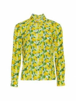Alice + Olivia Willa Silk Blouse
