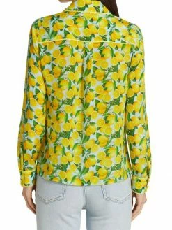 Alice + Olivia Willa Silk Blouse -Alice + Olivia Sales unnamed file 2173
