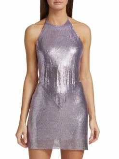 Alice + Olivia Frenchie Halter Chain Mesh Top -Alice + Olivia Sales unnamed file 2178