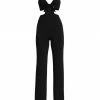 Alice + Olivia Havana Cut-Out Jumpsuit Black -Alice + Olivia Sales unnamed file 2183