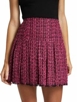 Alice + Olivia Emilie Box-Pleat Mini Skirt -Alice + Olivia Sales unnamed file 2189