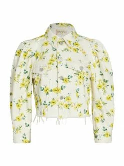 Alice + Olivia Lana Denim Jacket