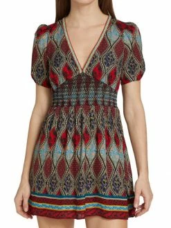 Alice + Olivia Tatiana Puff-Sleeve Minidress 11 Alice + Olivia Tatiana Puff-Sleeve Minidress -Alice + Olivia Sales unnamed file 2262