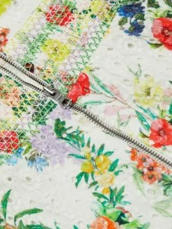 Alice + Olivia Kristie Floral Puff-Sleeve Minidress -Alice + Olivia Sales unnamed file 2343