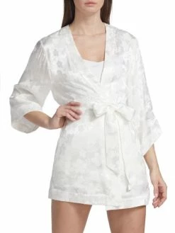 Alice + Olivia Domino Satin Robe -Alice + Olivia Sales unnamed file 2360