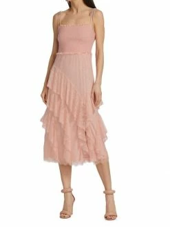 Alice + Olivia Jocelyn Ruffle Midi-Dress 10 Alice + Olivia Jocelyn Ruffle Midi-Dress -Alice + Olivia Sales unnamed file 2373