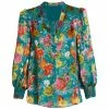Alice + Olivia Sheila Floral Satin Blouse -Alice + Olivia Sales unnamed file 2400