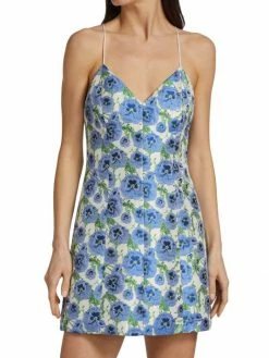 Alice + Olivia Tayla Floral Jacquard Mini Dress -Alice + Olivia Sales unnamed file 2433
