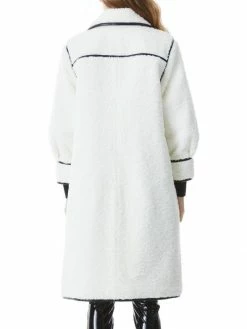 Alice + Olivia Samson Faux Shearling Piped Coat -Alice + Olivia Sales unnamed file 2462