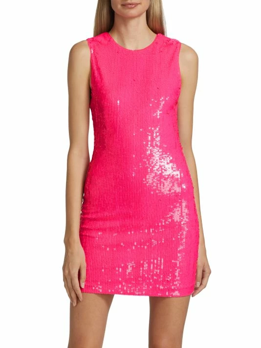 Alice + Olivia Delora Sequin Sleeveless Minidress 5 Alice + Olivia Delora Sequin Sleeveless Minidress - Image 3