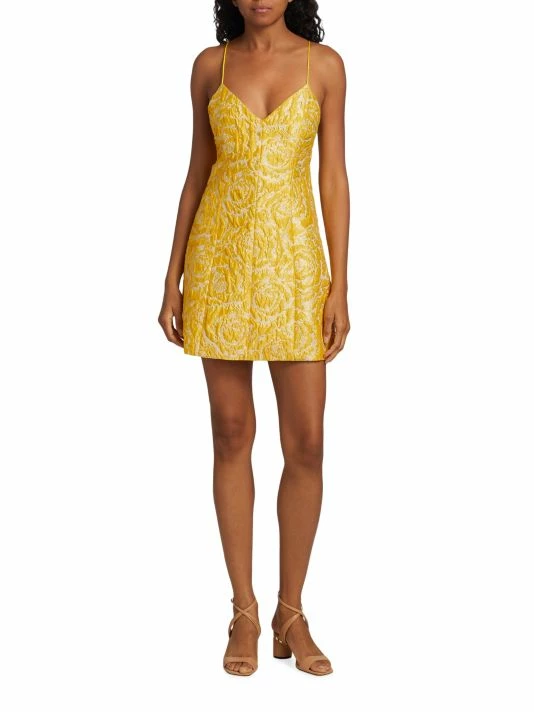 Alice + Olivia Tayla Structured Jacquard Minidress 4 Alice + Olivia Tayla Structured Jacquard Minidress - Image 2