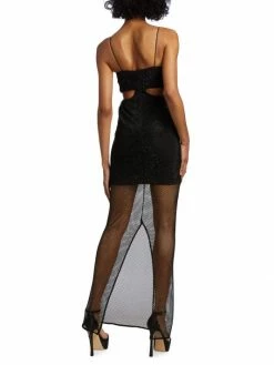 Alice + Olivia Havana Sequin-Embroidered Cut Out Maxi Dress -Alice + Olivia Sales unnamed file 2497