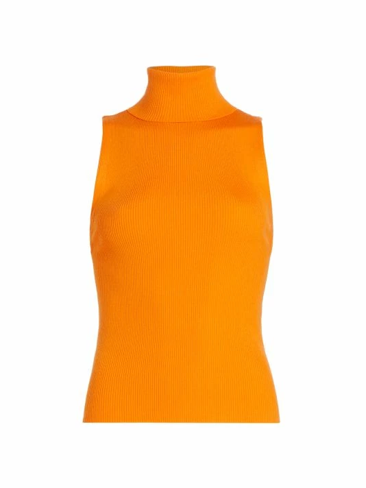 Alice + Olivia Darcey Turtleneck Sweater Tangerine 3 Alice + Olivia Darcey Turtleneck Sweater Tangerine