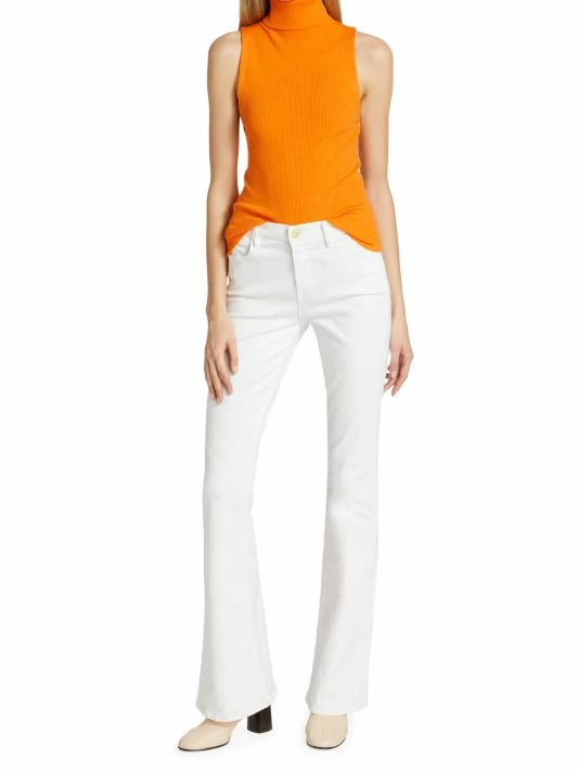 Alice + Olivia Darcey Turtleneck Sweater Tangerine 4 Alice + Olivia Darcey Turtleneck Sweater Tangerine - Image 2